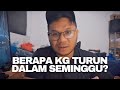 Aku diet seminggu, berapa kilogram turun?