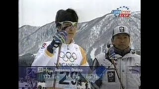Nagano 1998 Women's 30 km, English commentary
