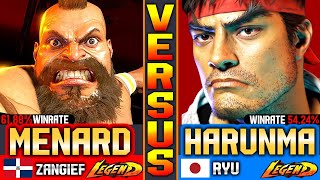 SF6 — MenaRD in Japan | Zangief vs Ryu (vs Harunma) ▰ High-Level Street Fighter 6