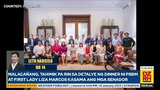 Malacañang, tahimik pa rin sa detalye ng dinner ni PBBM at FL Liza Marcos kasama ang mga senador