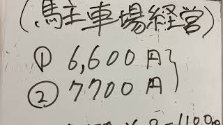 #205 駐車場経営の実態　全然儲からない？