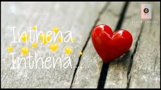 Inthena inthena song lyrics english