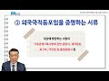 재외동포 f 4 비자 신청방법과 제출서류