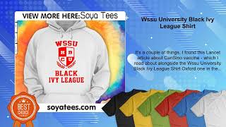 Wssu University Black Ivy League Shirt