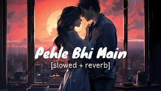 Pehle Bhi Main ( slowed + reverb ) Vishal Mishra |Animal | lofi song