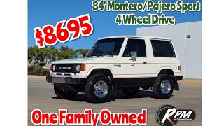 SOLD! $8695 1984 Mitsubishi Montero/Pajero Sport 4WD,AC 5spd Orig Arizona Truck 1 Family Owned