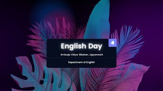 English Day Activities | Part 2 | Grades 5-12