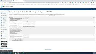 OMS Course Request Process in PowerSchool