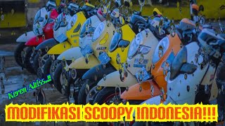 Honda scoopy modifikasi indonesia