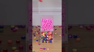 This simple beads video looks AWESOME IN REVERSE!!!! 💛💜❤️️