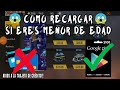 ✅💯Como Recargar Diamantes Si Eres Menor De Edad (ADIOS A LA TARGETA DE CREDITO!!!) 👍