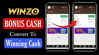 Winzo Cash Bonus-ஐ எப்படி Withdraw பண்ணுவது..??🤔🤔/Winzo Bonus Use Trick..!?