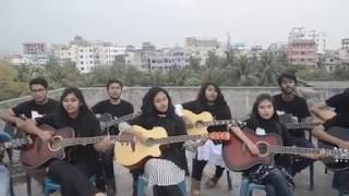 Ahare Jibon | Tribute to Chirkutt | Bafa Guitar Students| Doob Movie