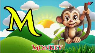 Phonics Sounds of Alphabets A to Z in English - A For Airplane - ABC Alphabet Songs with kids