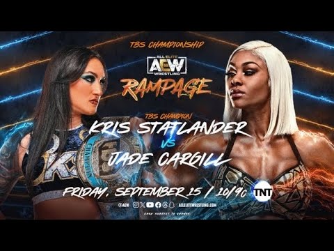 WWE 2K23 Kris Statlander Vs. Jade Cargill | TBS Championship | AEW ...