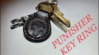 Ręcznie robiony skórzany brelok / DIY leather key ring