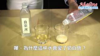 Akaline還原活水系統  分解油脂測試