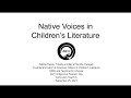 Native Voices in Children’s Literature