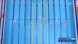 アダムピーティー　100m平泳ぎ　Breaststroke