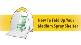 Wagner Medium Spray Shelter: How to Fold