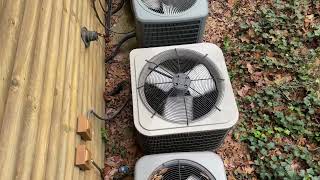 2018 2 ton Bryant legacy line heat pump starting up in heat mode