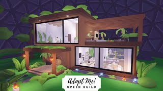 Biodome🌴 - Organic Modern Plant Home Speed Build 🌿 Roblox Adopt Me!