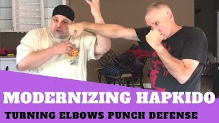 Hapkido Turning Elbows: Modernizing a traditional Hapkido punch defense