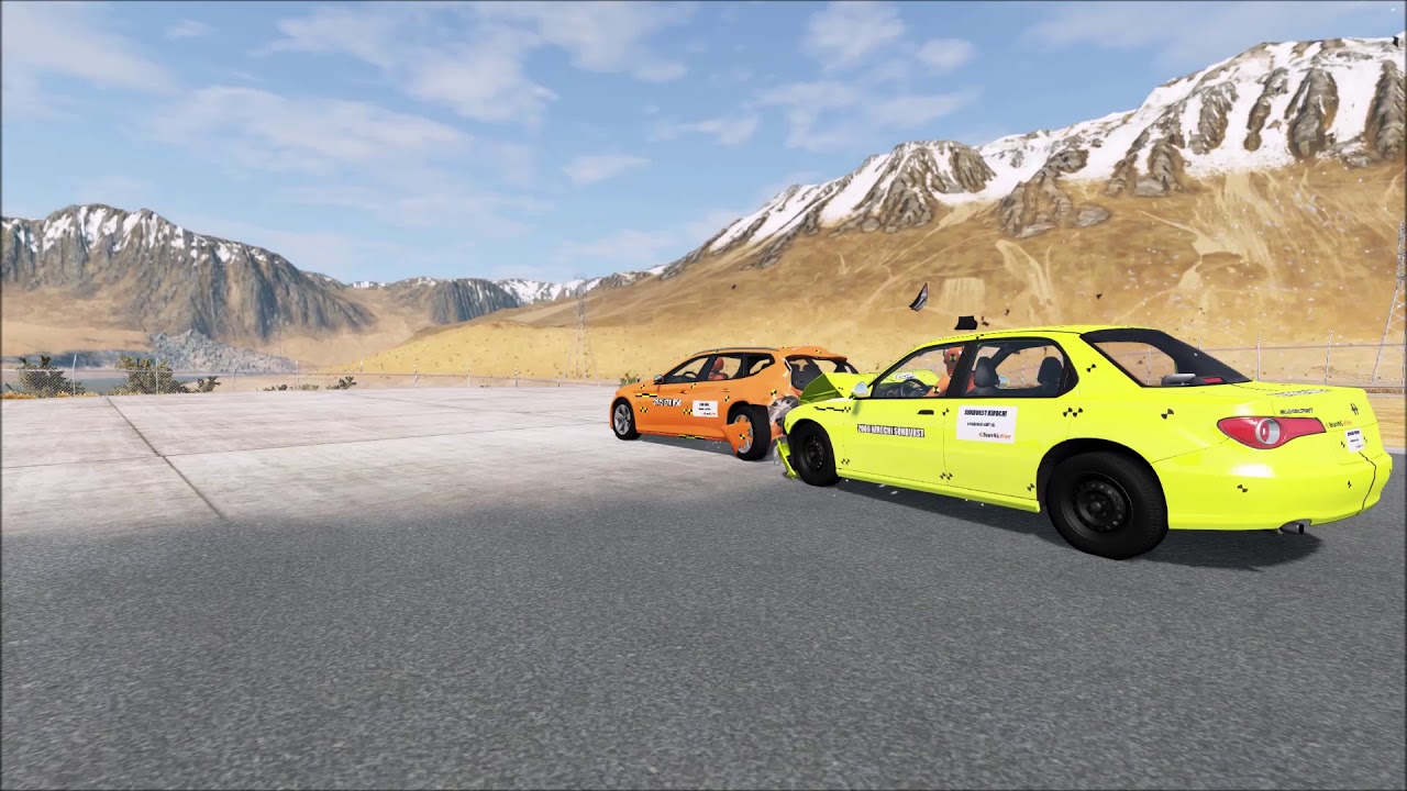 BeamNG Crash Testing - Experiment 2 - YouTube