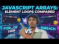 JavaScript Array Element Printing | for...of Loop vs forEach Explained