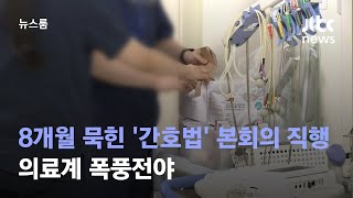 8개월 묵힌 '간호법' 본회의로 직행…의료계 폭풍전야 / JTBC 뉴스룸