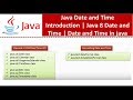 Java Date and Time Introduction | Java 8 Date and Time | Date and Time in java