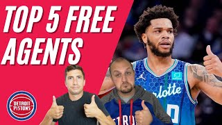 Top 5 Free Agents the Pistons Should Sign in Free Agency - 30 MILLION TO SPEND!