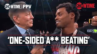 Errol Spence Jr Says Fight vs. Crawford Will Be A 'One-Sided Beating" | SHOWTIME PPV