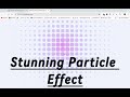 ✨ WebArt: Interactive Particle Grid Animation with Mouse Control – HTML, CSS & JavaScript 🎨