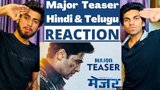 Major Teaser | Hindi & Telugu | Adivi Sesh | Sobhita | Salman Khan | Mahesh Babu | BOYZIFY REACTIONS