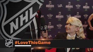 Kid Correspondent Matt G hits NHL Awards red carpet