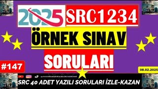 SRC  SORULAR 2025 / SRC SINAV SORULARI / 2025 SRC SINAV SORULARI #147#src