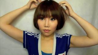 【BrenLui大佬B】Japanese Natrual Makeup BOB hair style 日式自然妝 長變短髮造型