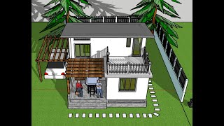 Tiny and Simple House Design -6m x 6m floor area