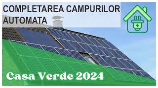 AFM Casa Verde 2024 - Completarea câmpurilor automată