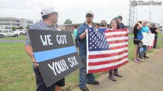 VIDEO: West Tennessee residents come out to show support for law enforcement