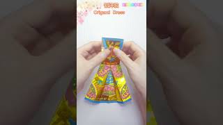 快速摺出洋裝/origami dress #Shorts #origami/摺紙教學/敬神摺紙【宸辰的分享天地】