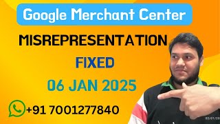 How to Fix GMC, Google Merchant Center Misrepresentation Issue | Fix Your GMC Policy Violation |