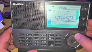 Sangean ATS-909X2 Tuning 4000 - 5000 kHz With tips and comments Shortwave