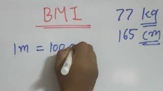 BMI : How to Calculate BMI