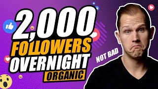 How to Gain 2000 Instagram FOLLOWERS FAST in 2020 (Organic Growth Strategy)