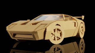 [ 紙皮車 ] I made a FORD GT with cardboard