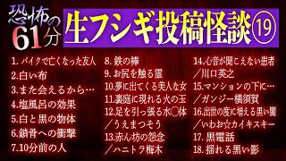 【恐怖の61分】生フシギで紹介した投稿怪談イッキ見せ第19弾！怒涛の18話！【ナナフシギ】