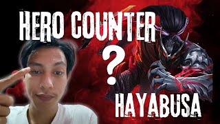 HERO COUNTER HAYABUSA!!!  #mlbb #mobilelegends #mlbbcreatorcamp