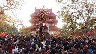 ചിറക്കൽ കാളിദാസൻറെ വരവ്!!! | CHIRAKKAL KALIDASAN MASS ENTRY AT PERINGOTTUKARA POORAM 2019